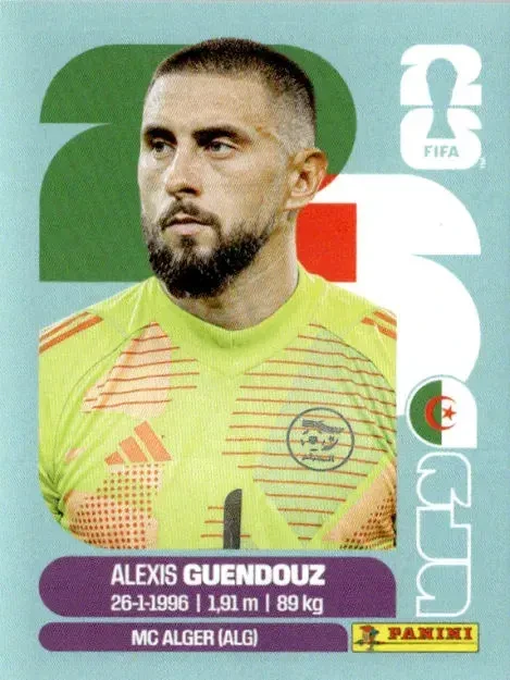 GUENDOUZ Alexis 「ALG02」 · FIFA World Cup 2026