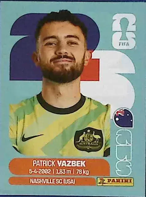VAZBEK Patrick 「AUS16」 · FIFA World Cup 2026