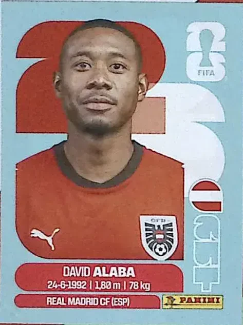 ALABA David 「AUT04」 · FIFA World Cup 2026