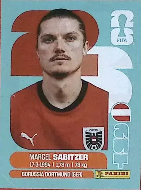 SABITZER Marcel 「AUT11」 · FIFA World Cup 2026