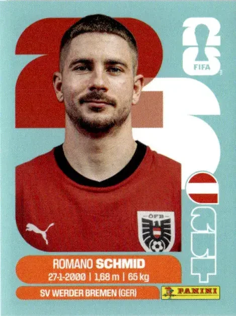 SCHMID Romano 「AUT16」 · FIFA World Cup 2026