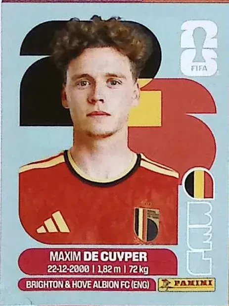 DE CUYPER Maxim 「BEL07」 · FIFA World Cup 2026