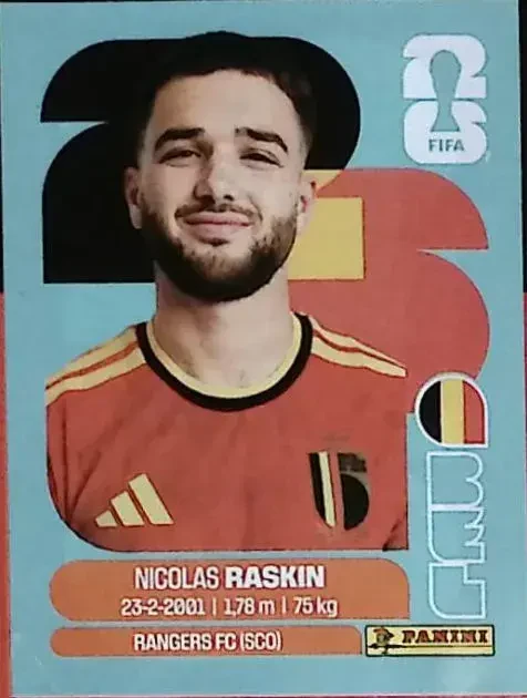 RASKIN Nicolas 「BEL11」 · FIFA World Cup 2026