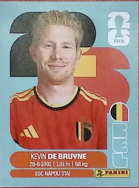 DE BRUYNE Kevin 「BEL15」 · FIFA World Cup 2026