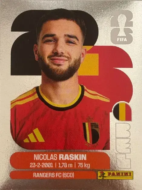 Nicolas Raskin 「BELa11」 · FIFA World Cup 2026