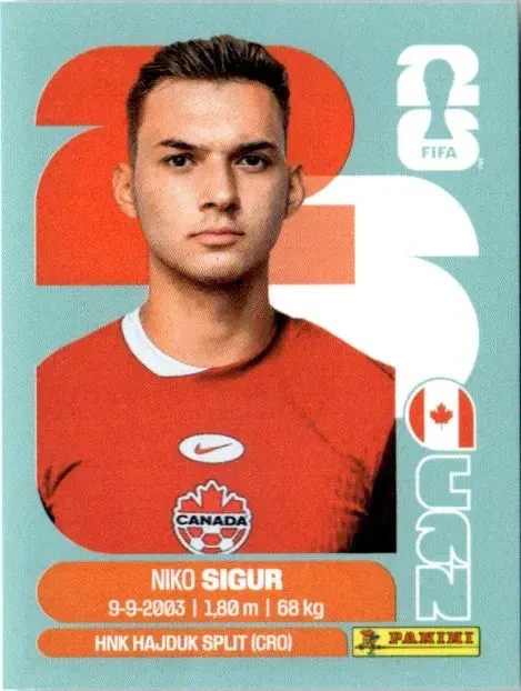 SIGUR Niko 「CAN16」 · FIFA World Cup 2026