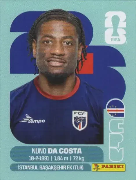 Nuno da Costa 「CPV20IN」 · FIFA World Cup 2026