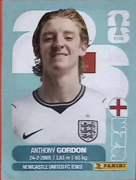 Anthony Gordon 「ENG15」 · FIFA World Cup 2026