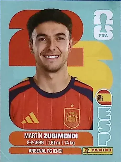 ZUBIMENDI Martin 「ESP09」 · FIFA World Cup 2026