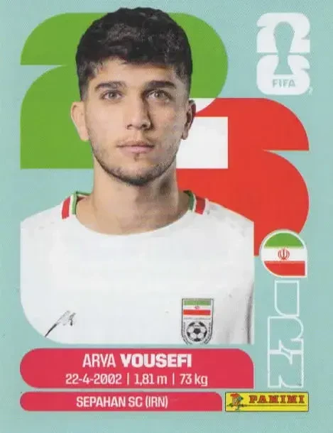 Arya Yousefi 「IRN03N」 · FIFA World Cup 2026