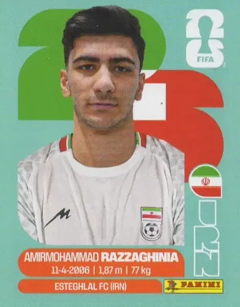 Amir Mohammad Razzaghinia 「IRN14IN」 · FIFA World Cup 2026