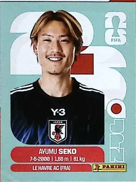 SEKO Ayumu 「JPN04」 · FIFA World Cup 2026