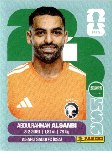 ALSANBI Abdulrahman 「KSA03」 · FIFA World Cup 2026