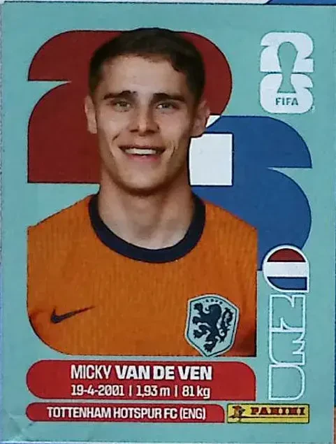 VAN DE VEN Micky 「NED04」 · FIFA World Cup 2026