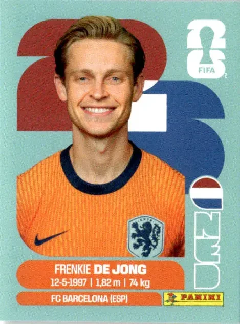 DE JONG Frenkie 「NED14」 · FIFA World Cup 2026