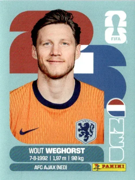 WEGHORST Wout 「NED19」 · FIFA World Cup 2026
