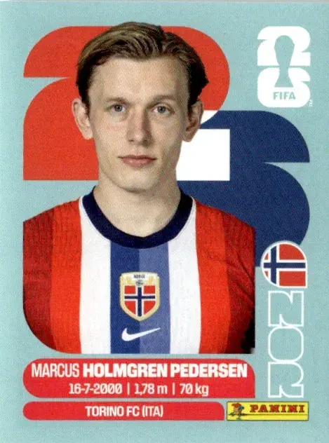 HOLMGREN PEDERSEN Marcus 「NOR06」 · FIFA World Cup 2026