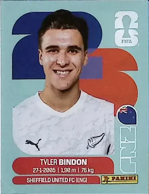 BINDON Tyler 「NZL07」 · FIFA World Cup 2026
