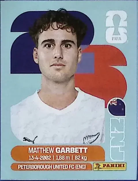 GARBETT Matthew 「NZL14」 · FIFA World Cup 2026