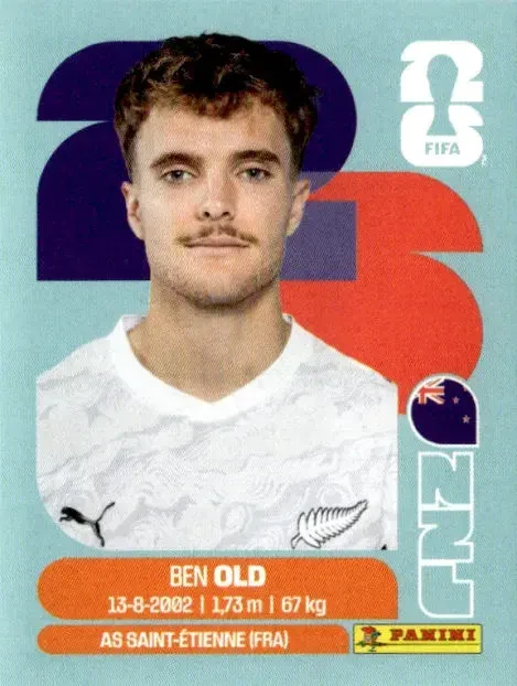 OLD Ben 「NZL16」 · FIFA World Cup 2026