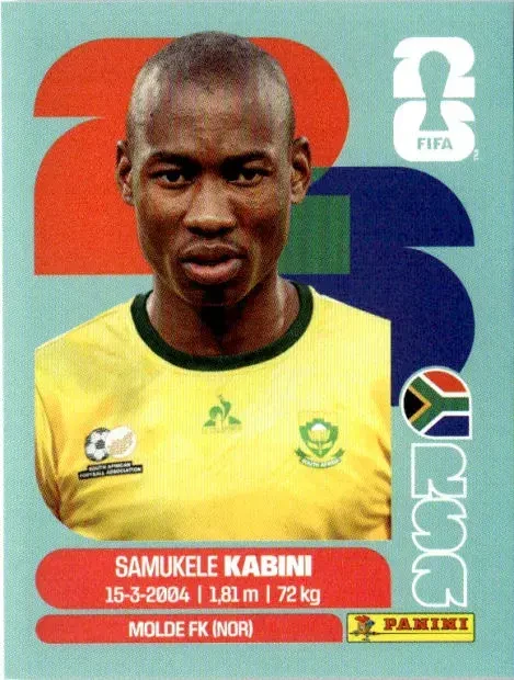 KABINI Samukele 「RSA05」 · FIFA World Cup 2026