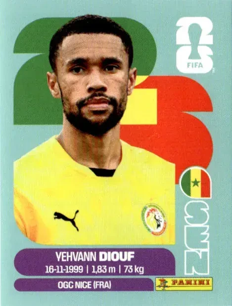 DIOUF Yehvann 「SEN03」 · FIFA World Cup 2026