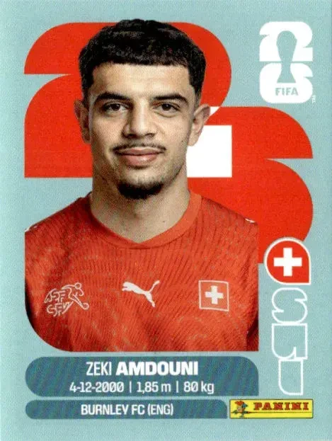 AMDOUNI Zeki 「SUI20」 · FIFA World Cup 2026
