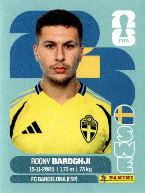 BARDGHJI Roony 「SWE16」 · FIFA World Cup 2026