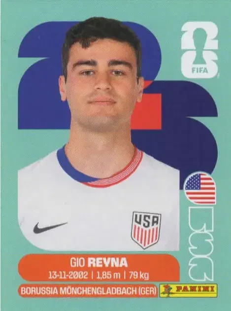 Gio Reyna 「USA09IN」 · FIFA World Cup 2026