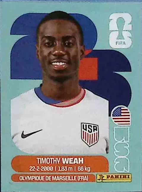 WEAH Timothy 「USA12」 · FIFA World Cup 2026