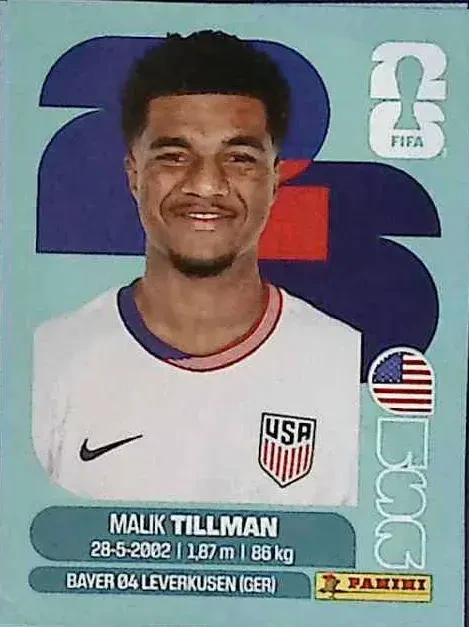 TILLMAN Malik 「USA15」 · FIFA World Cup 2026