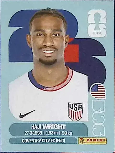 WRIGHT Haji 「USA19」 · FIFA World Cup 2026