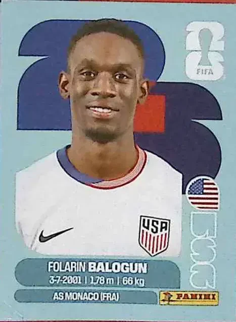 BALOGUN Folarin 「USA20」 · FIFA World Cup 2026
