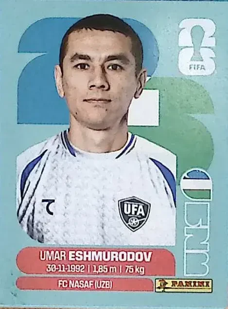 ESHMURODOV Umar 「UZB05」 · FIFA World Cup 2026