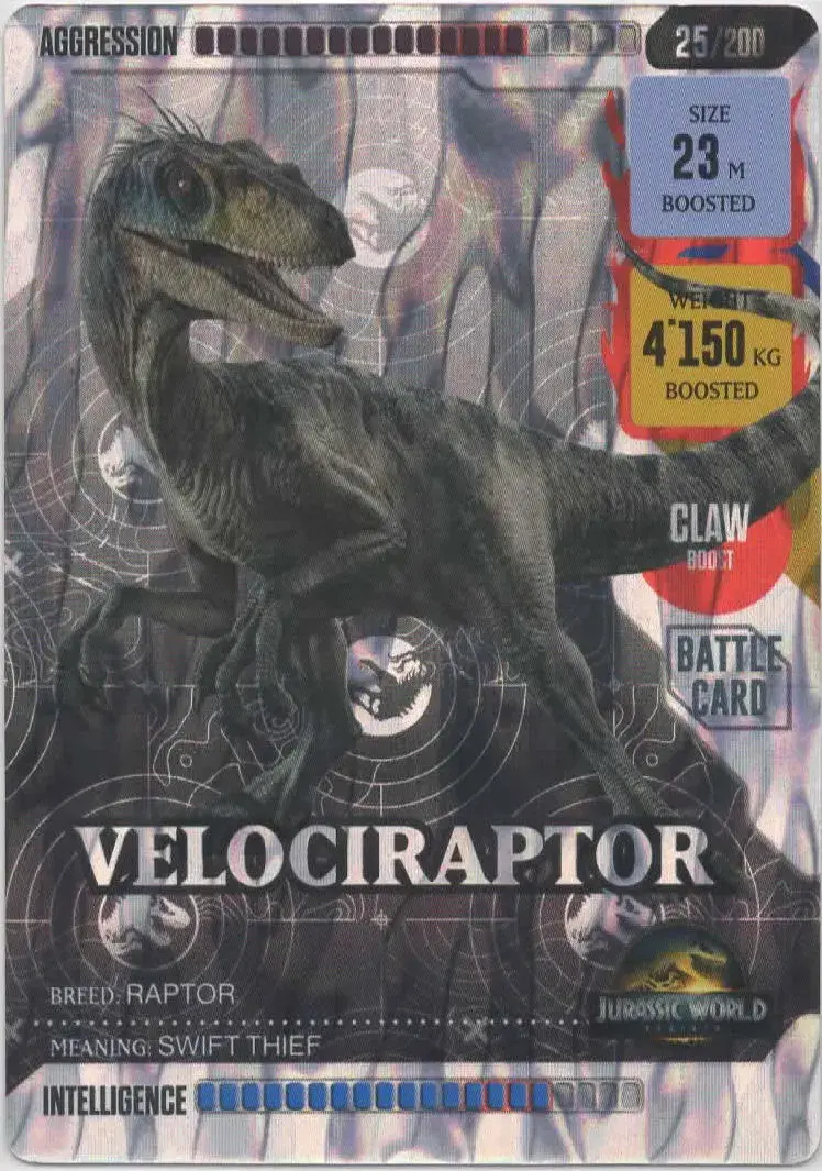 Velociraptor #025 · Jurassic World ROAR!