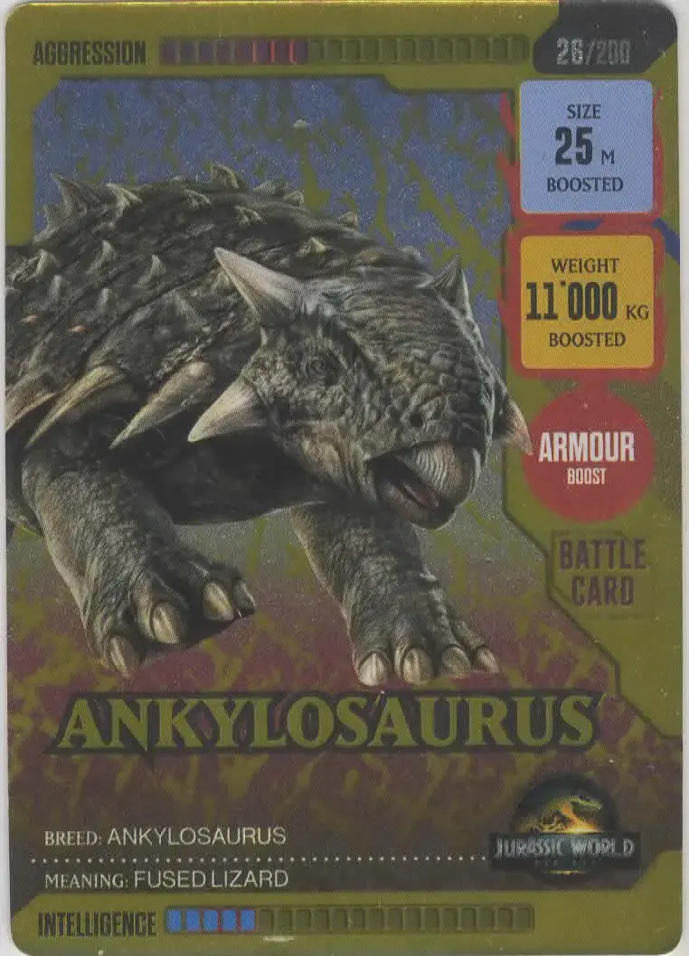 Ankylosaurus #026 · Jurassic World ROAR!
