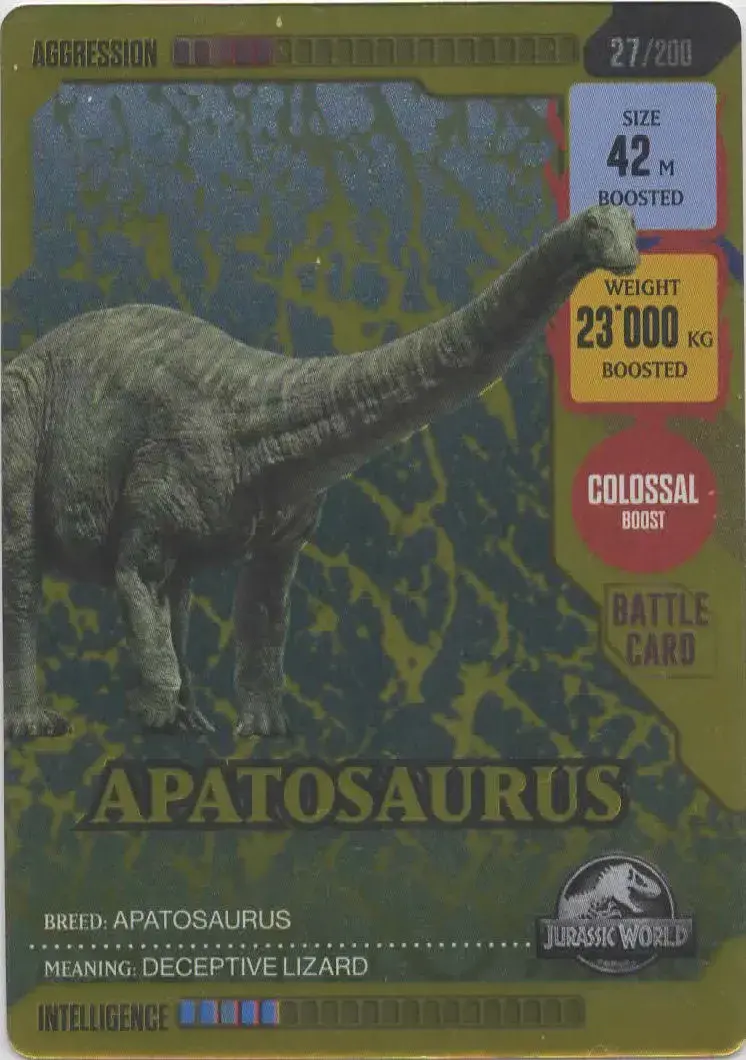 Apatosaurus #027 · Jurassic World ROAR!