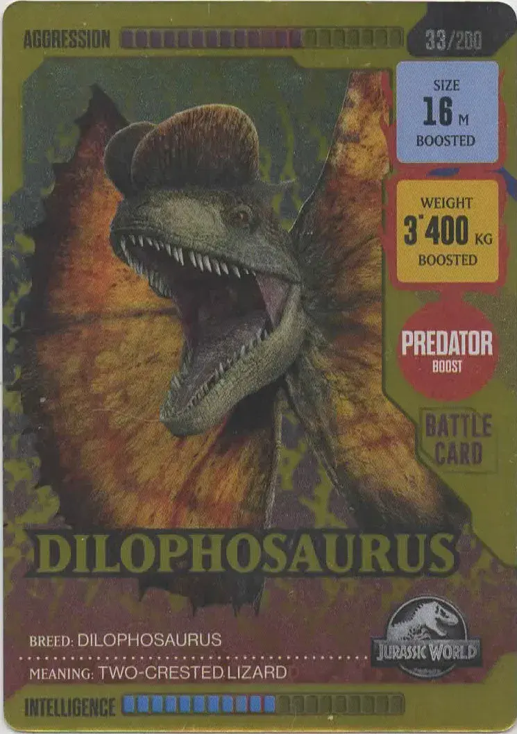 Dilophosaurus #033 · Jurassic World ROAR!