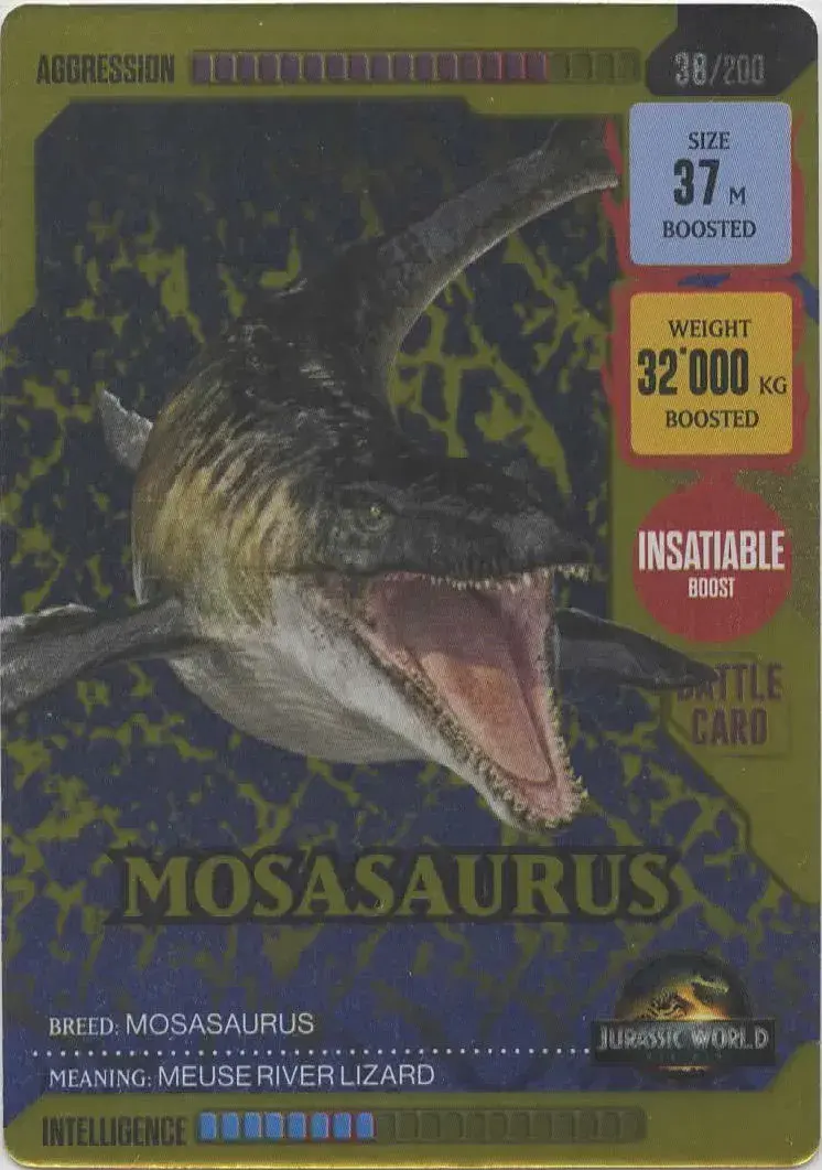 Mosasaurus #038 · Jurassic World ROAR!