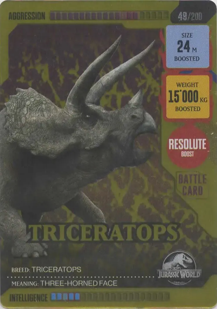 Triceratops #049 · Jurassic World ROAR!