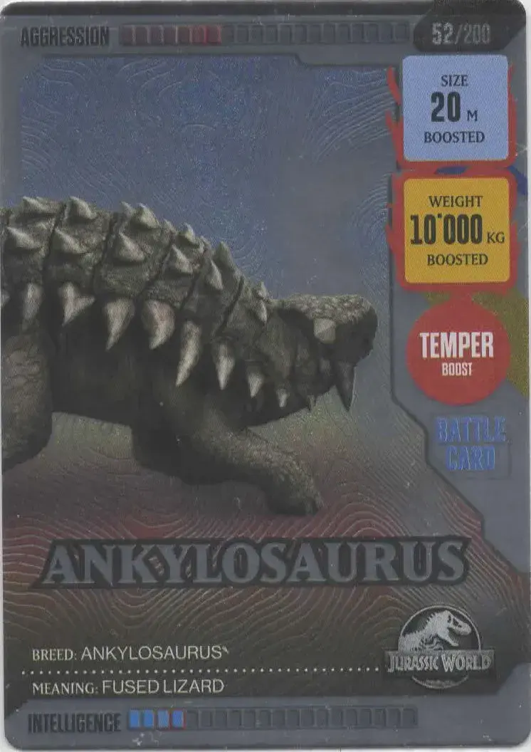 Ankylosaurus #052 · Jurassic World ROAR!