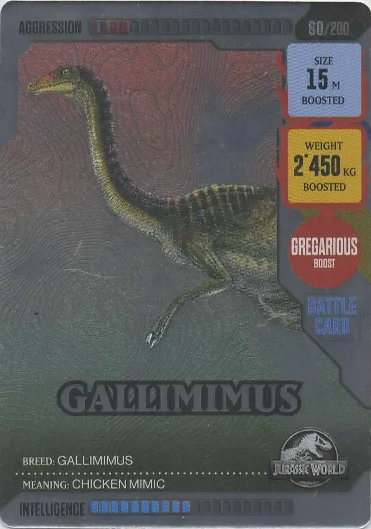 Gallimimus #060 · Jurassic World ROAR!