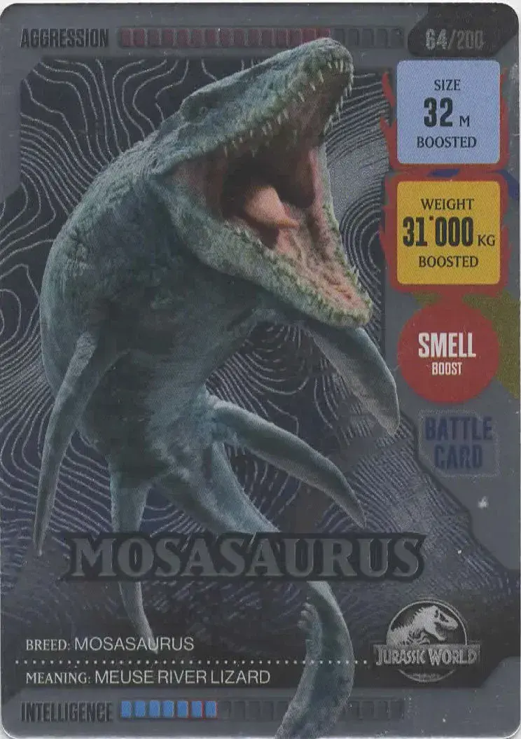 Mosasaurus #064 · Jurassic World ROAR!