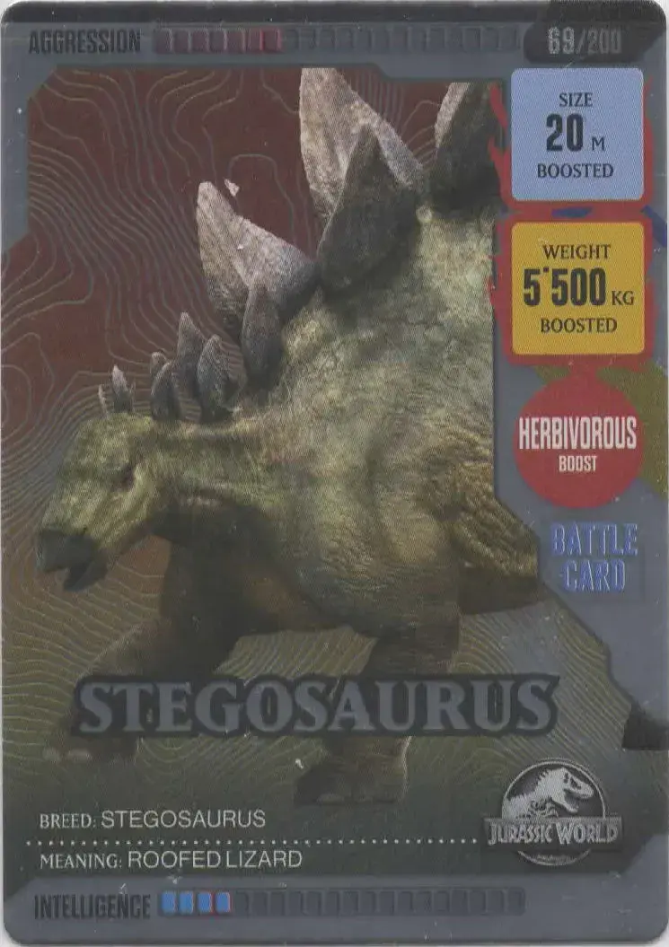 Stegosaurus #069 · Jurassic World ROAR!