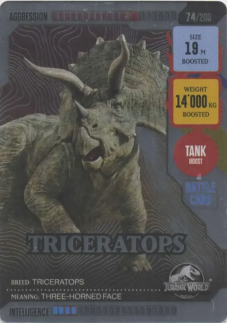 Triceratops #074 · Jurassic World ROAR!