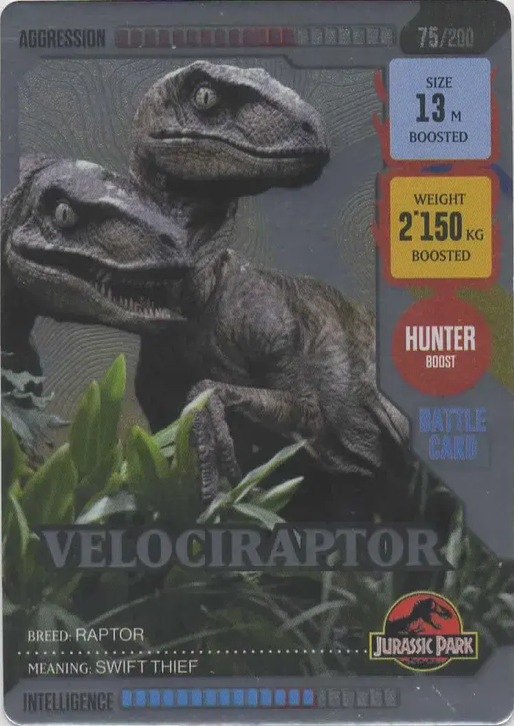 Velociraptor #075 · Jurassic World ROAR!