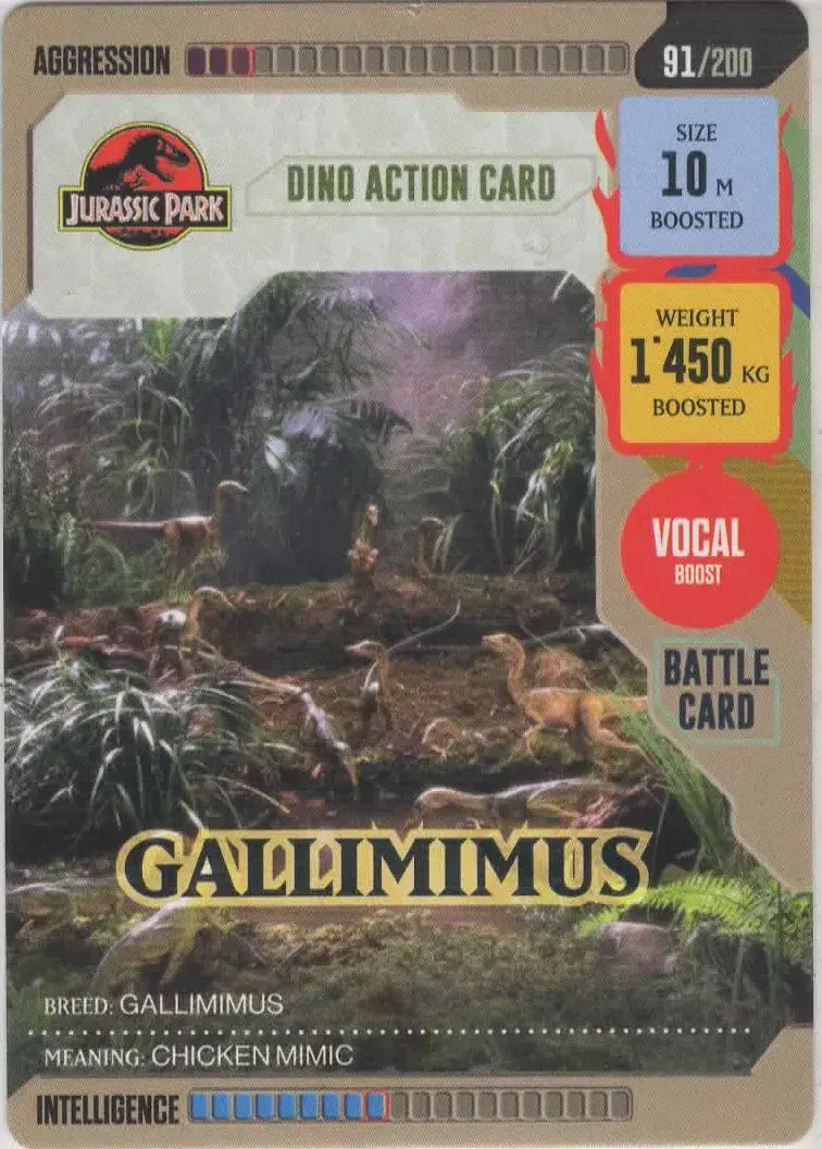 Gallimimus #091 · Jurassic World ROAR!