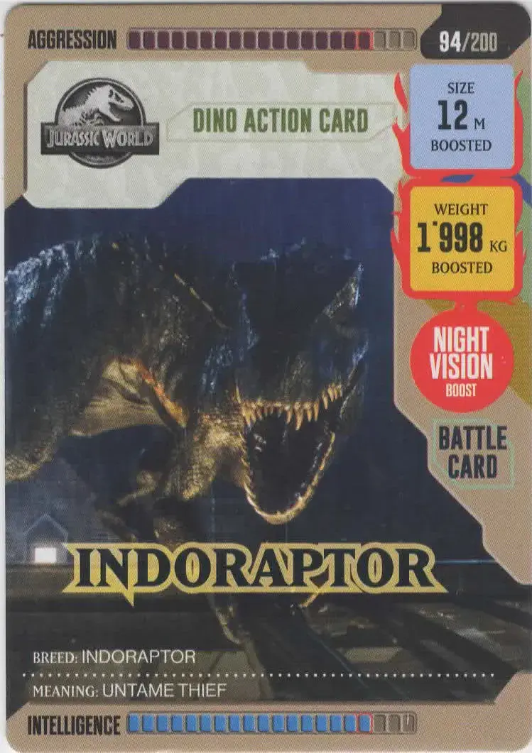 Indoraptor #094 · Jurassic World ROAR!