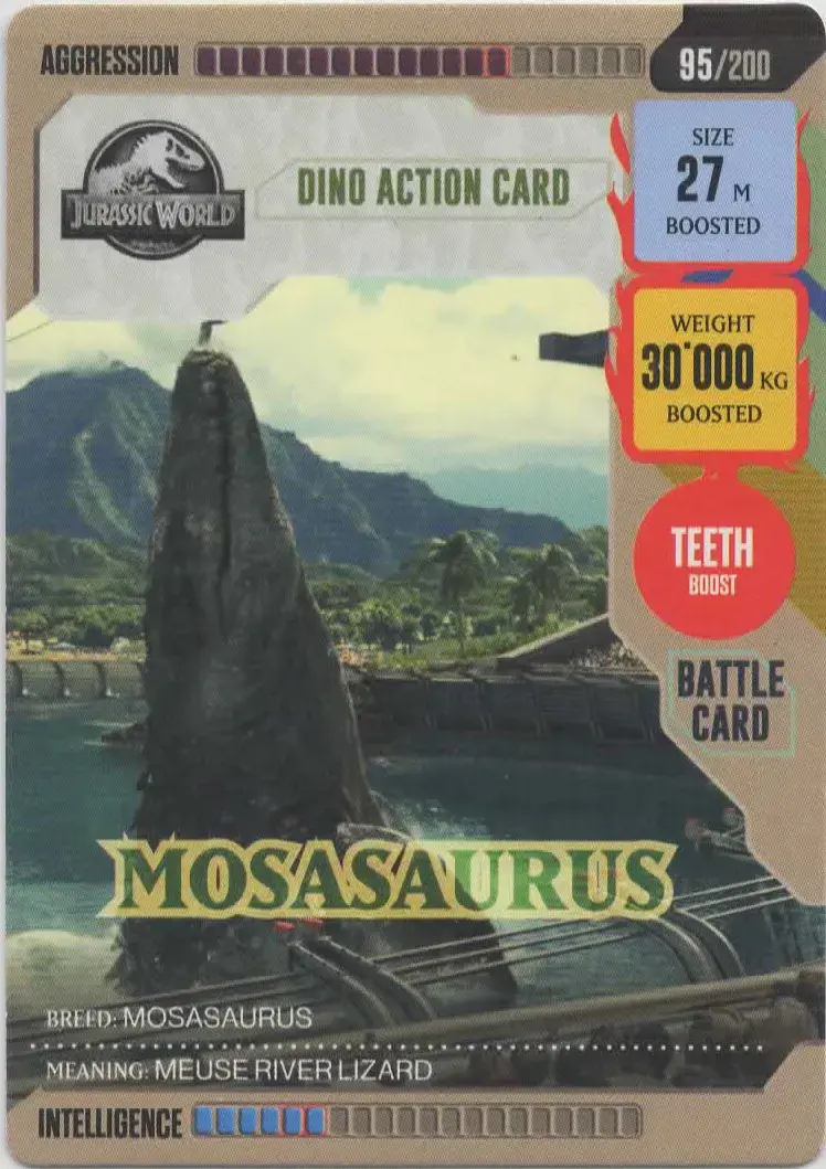 Mosasaurus #095 · Jurassic World ROAR!
