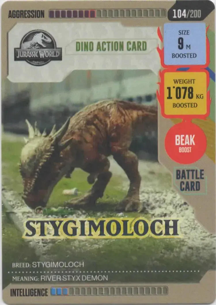 Stygimoloch #104 · Jurassic World ROAR!